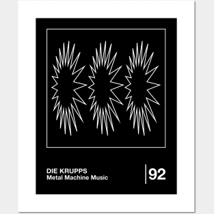 Die Krupps / Minimalist Graphic Fan Artwork Design Posters and Art